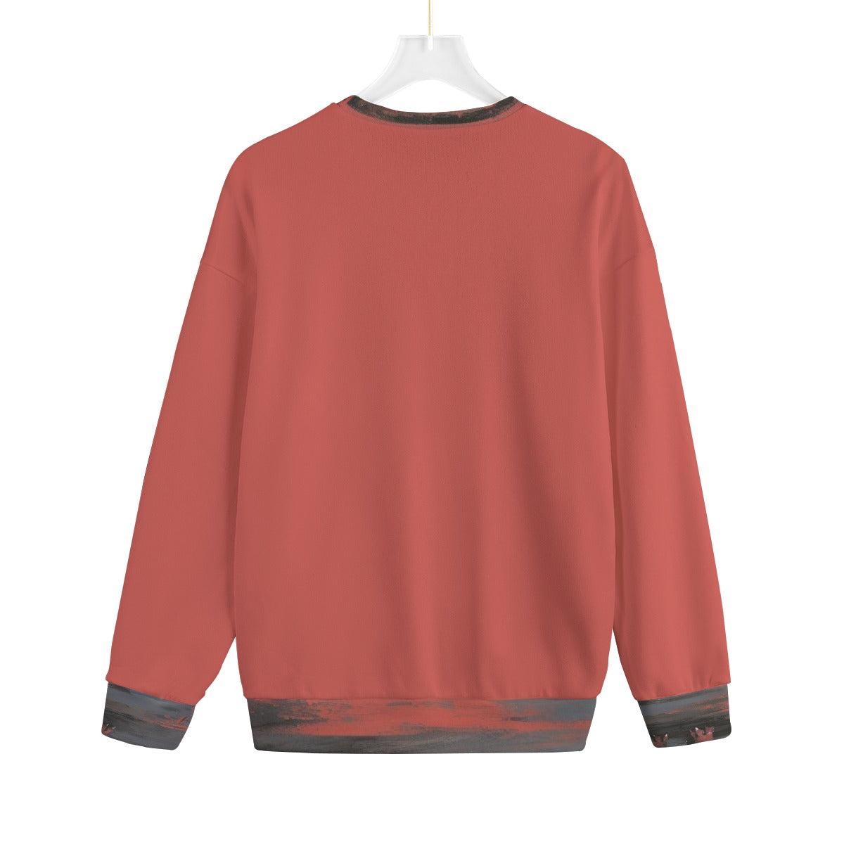 Vegan Unisex Drop-shoulder Knitted Fleece Christmas Sweater