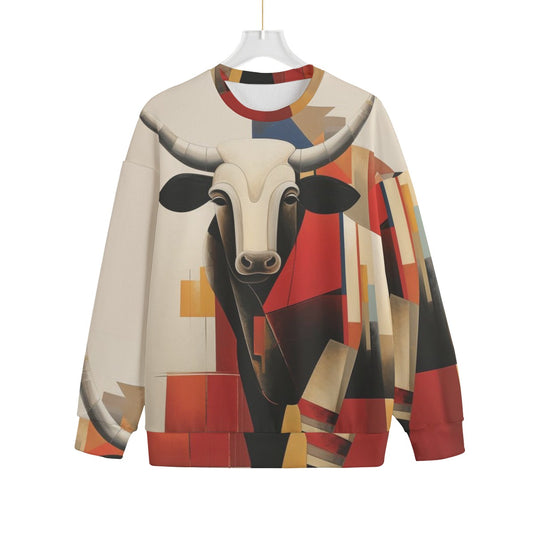 Vegan Unisex Drop-shoulder Knitted Fleece Christmas Sweater