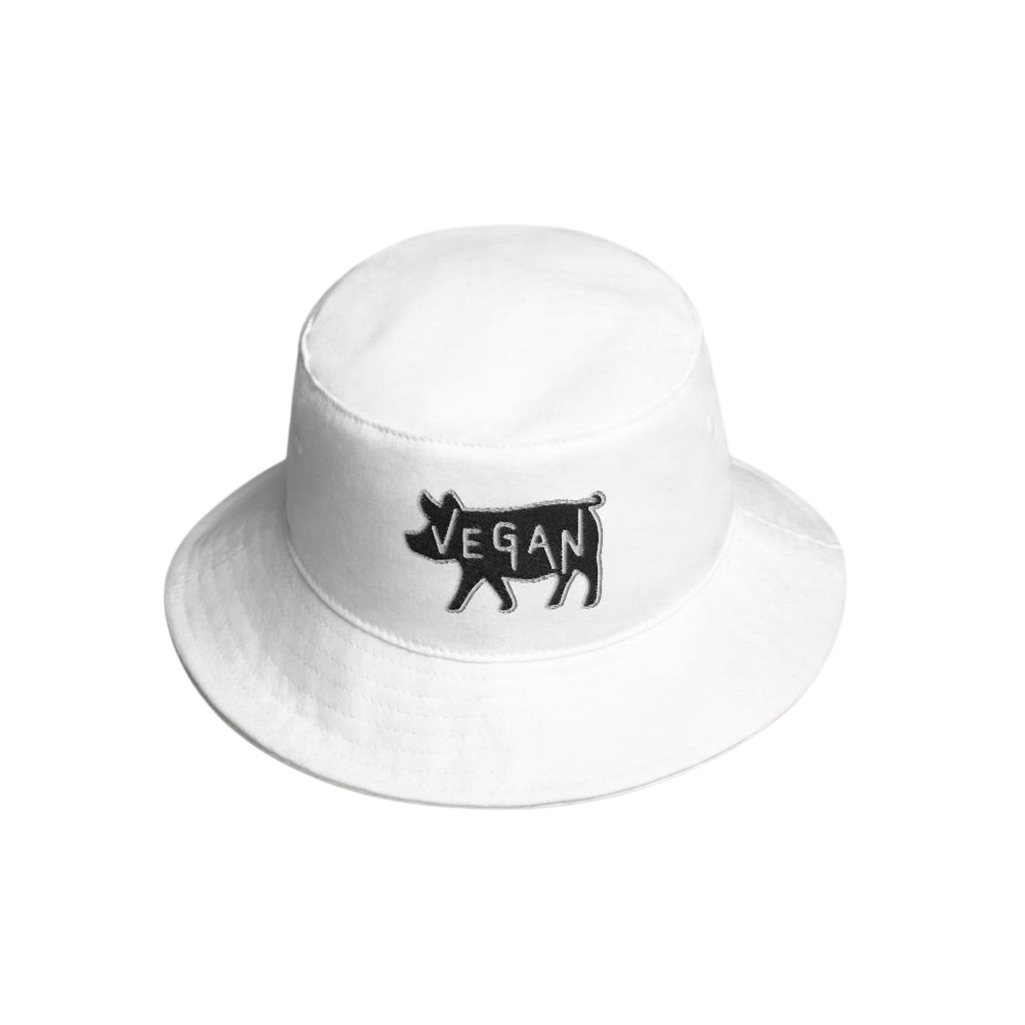 VEGAN Embroidered Bucket Hat