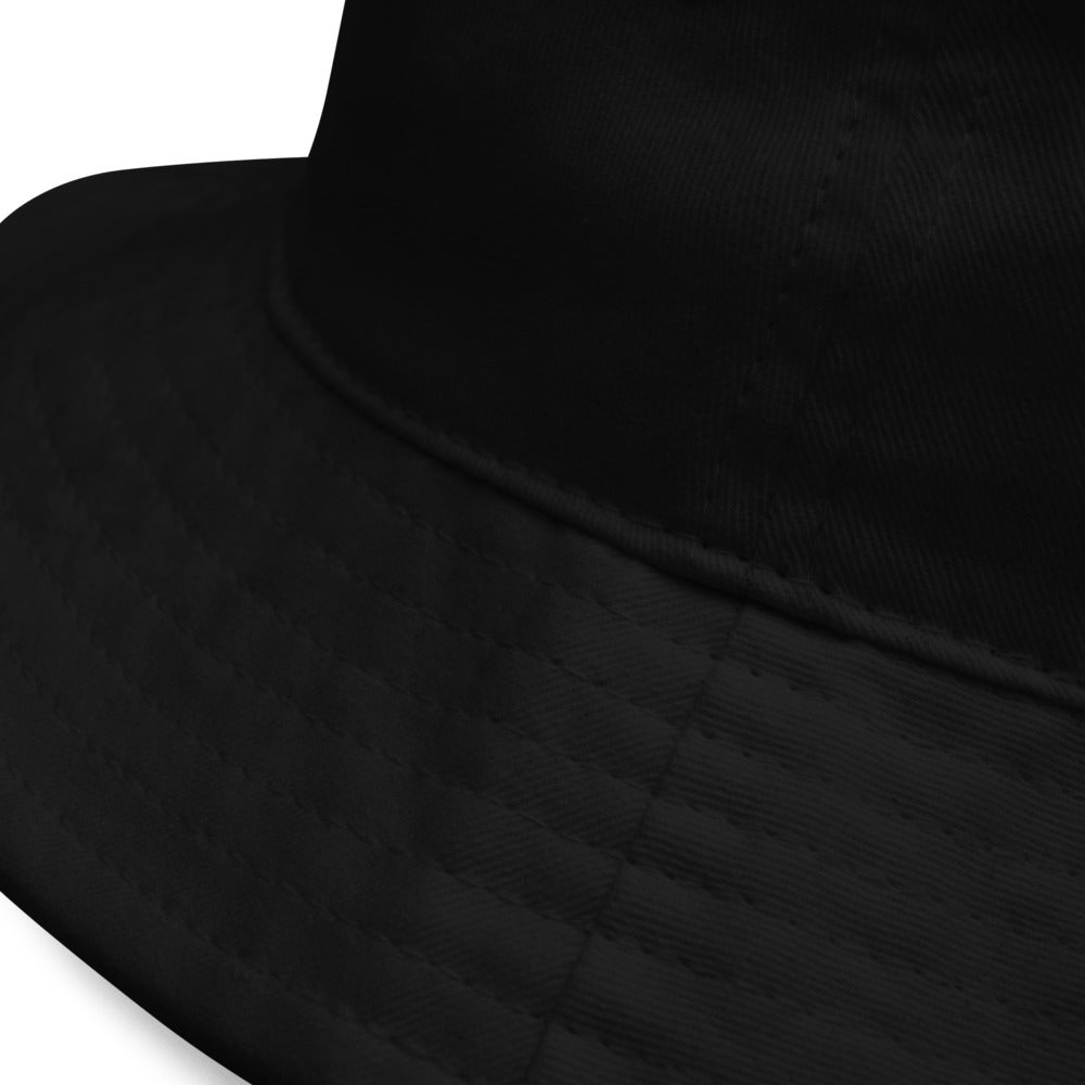 VEGAN Embroidered Bucket Hat