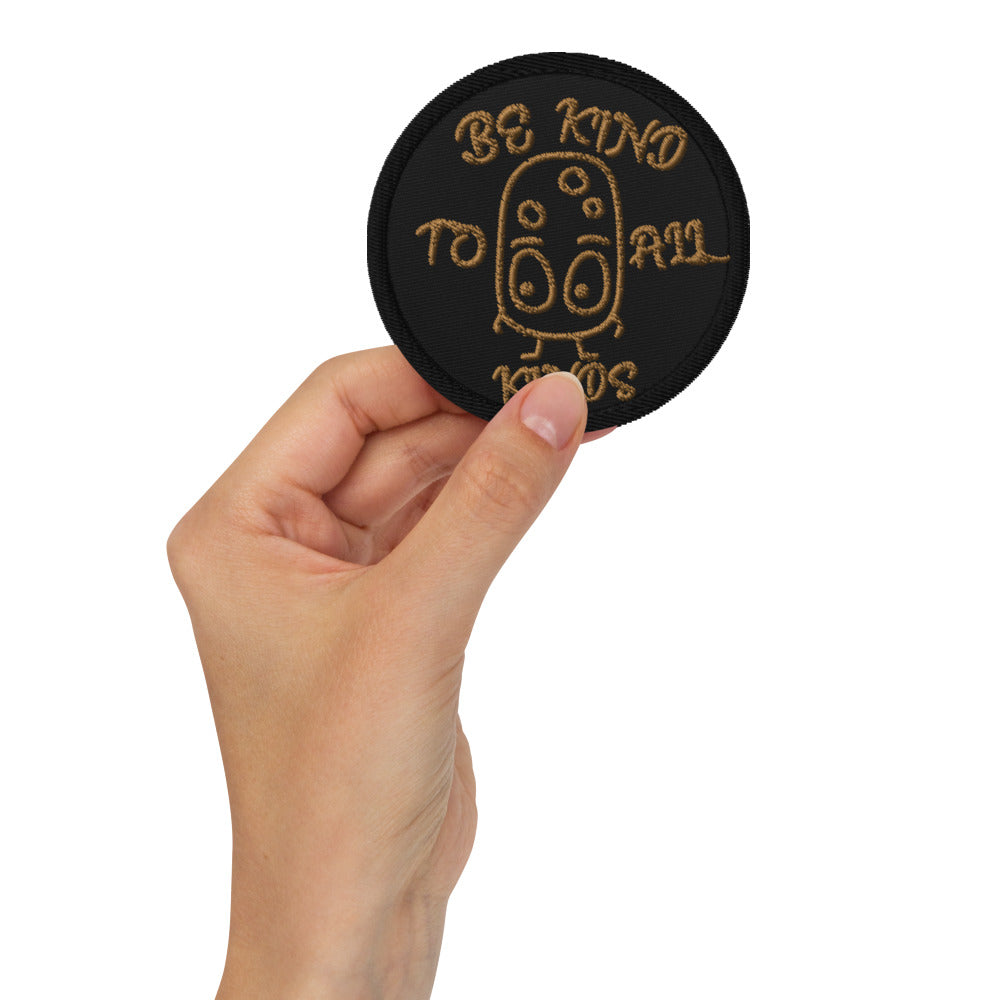 VEGAN "BE KIND TO ALL KINDS" Embroidered patch