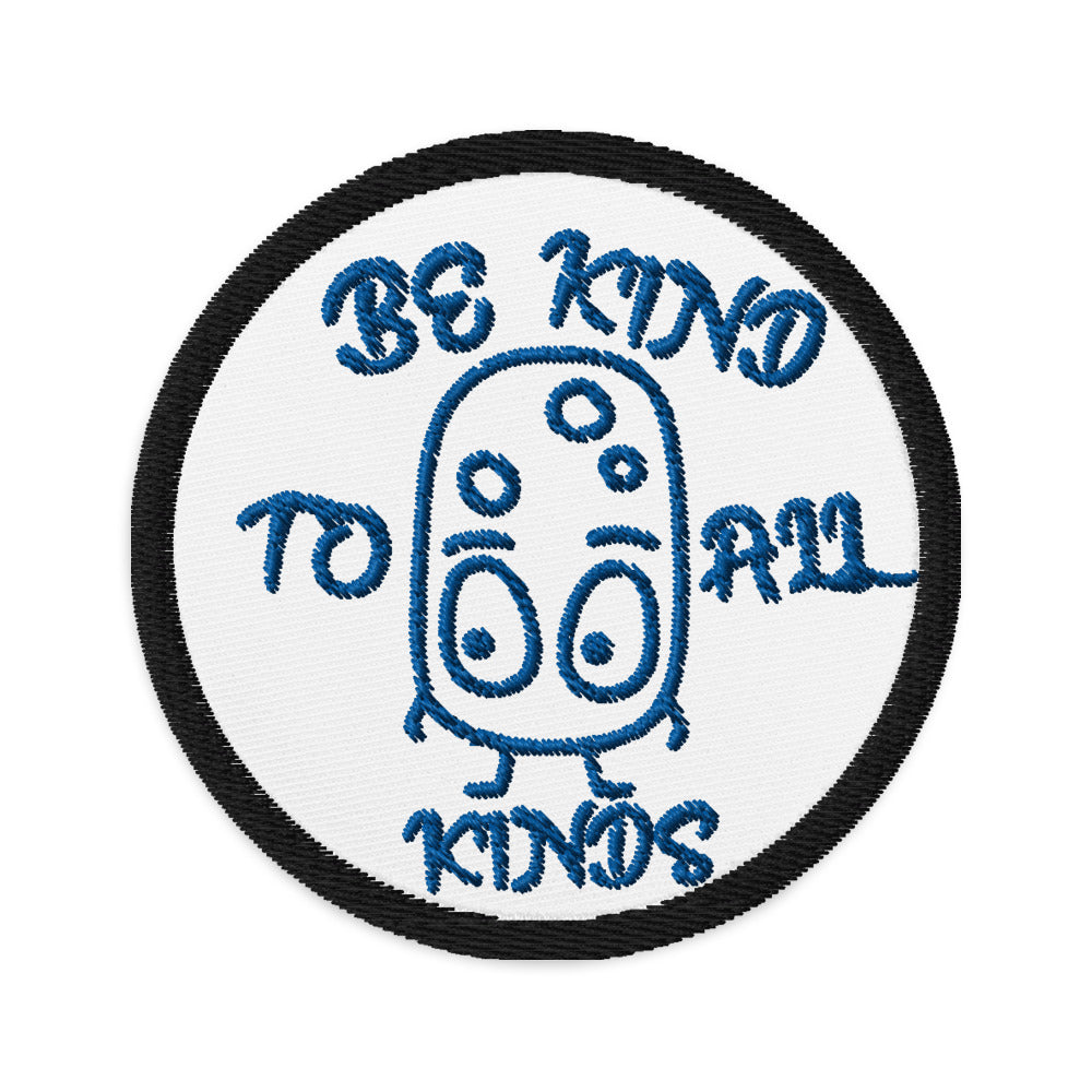 VEGAN "BE KIND TO ALL KINDS" Embroidered patch