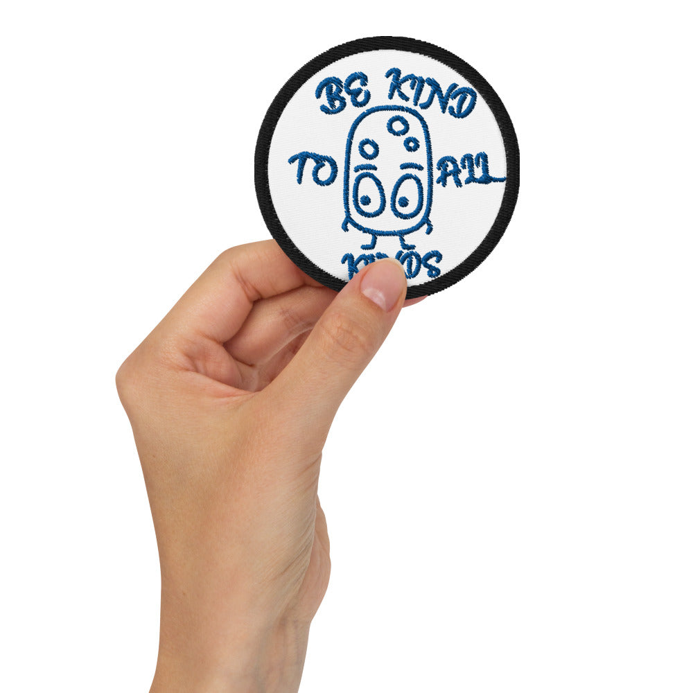 VEGAN "BE KIND TO ALL KINDS" Embroidered patch