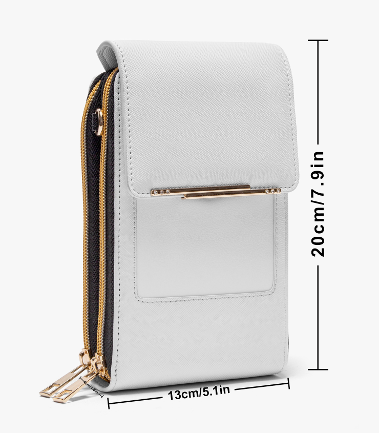 VEGAN Faux Leather Mobile Phone Chest Bag