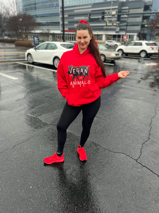 VEGAN For The Animals Unisex Hoodie
