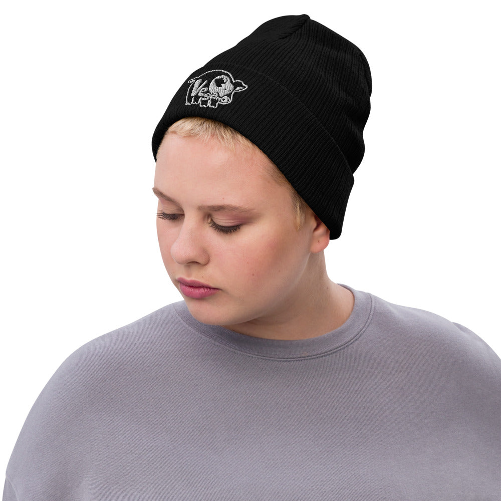 VEGAN Recycled cuffed beanie