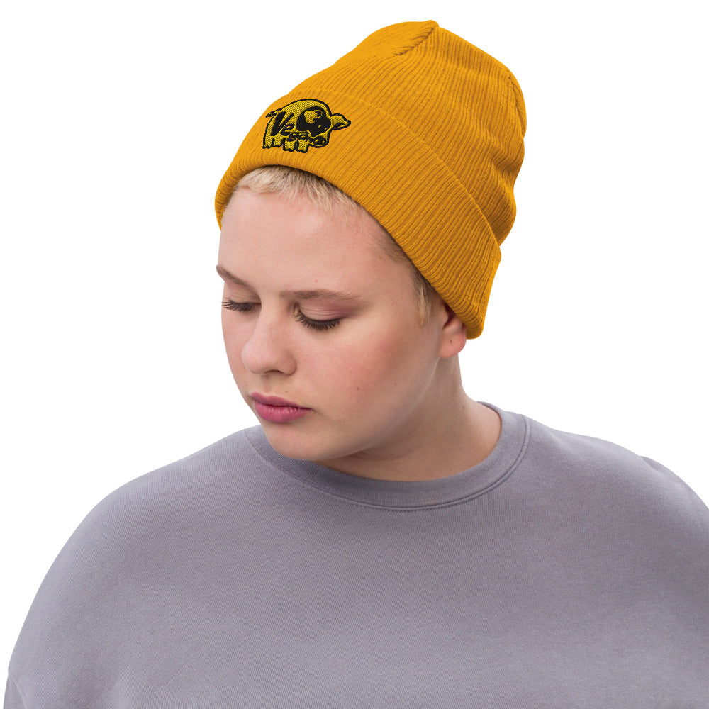 VEGAN Recycled cuffed beanie