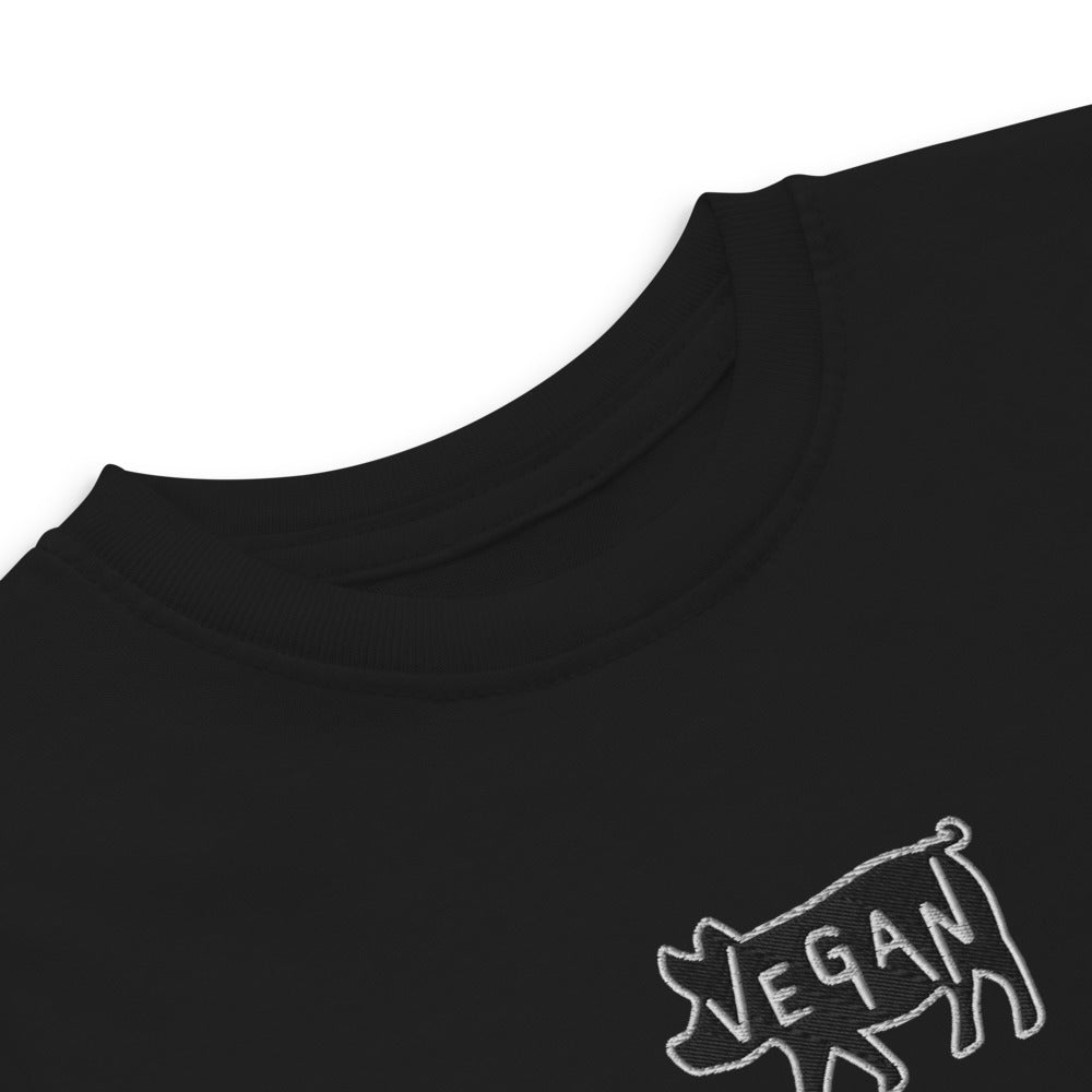 VEGAN Toddler Embroidered jersey t-shirt