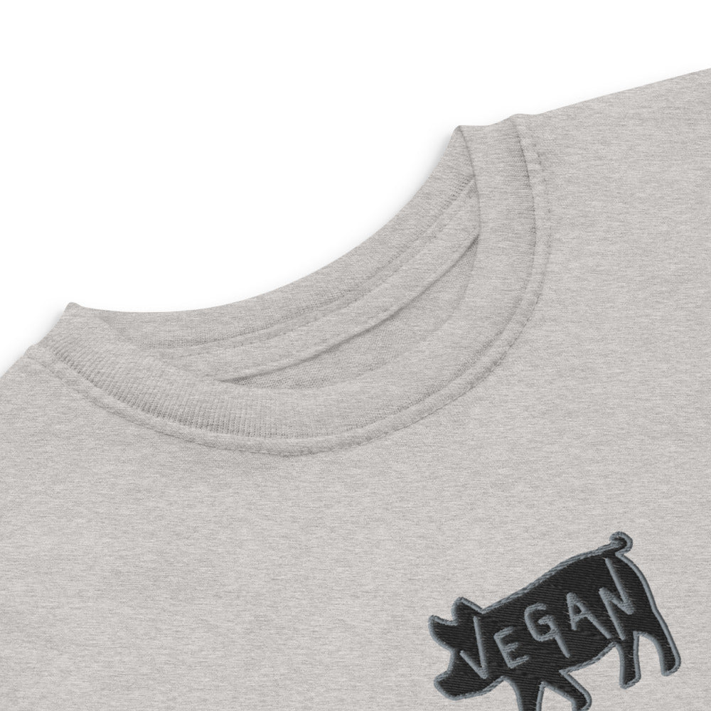 VEGAN Toddler Embroidered jersey t-shirt