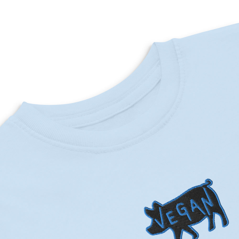VEGAN Toddler Embroidered jersey t-shirt