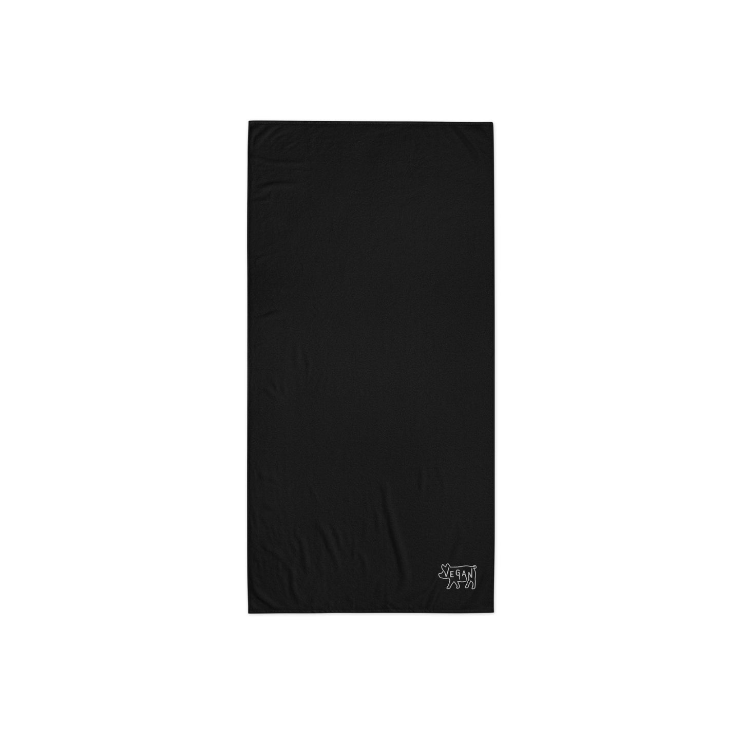 VEGAN Turkish cotton embroidered towel