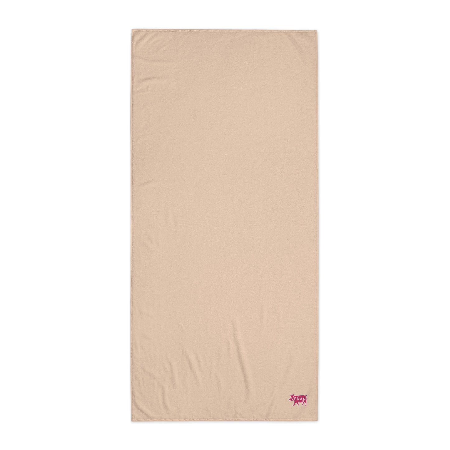 VEGAN Turkish cotton embroidered towel