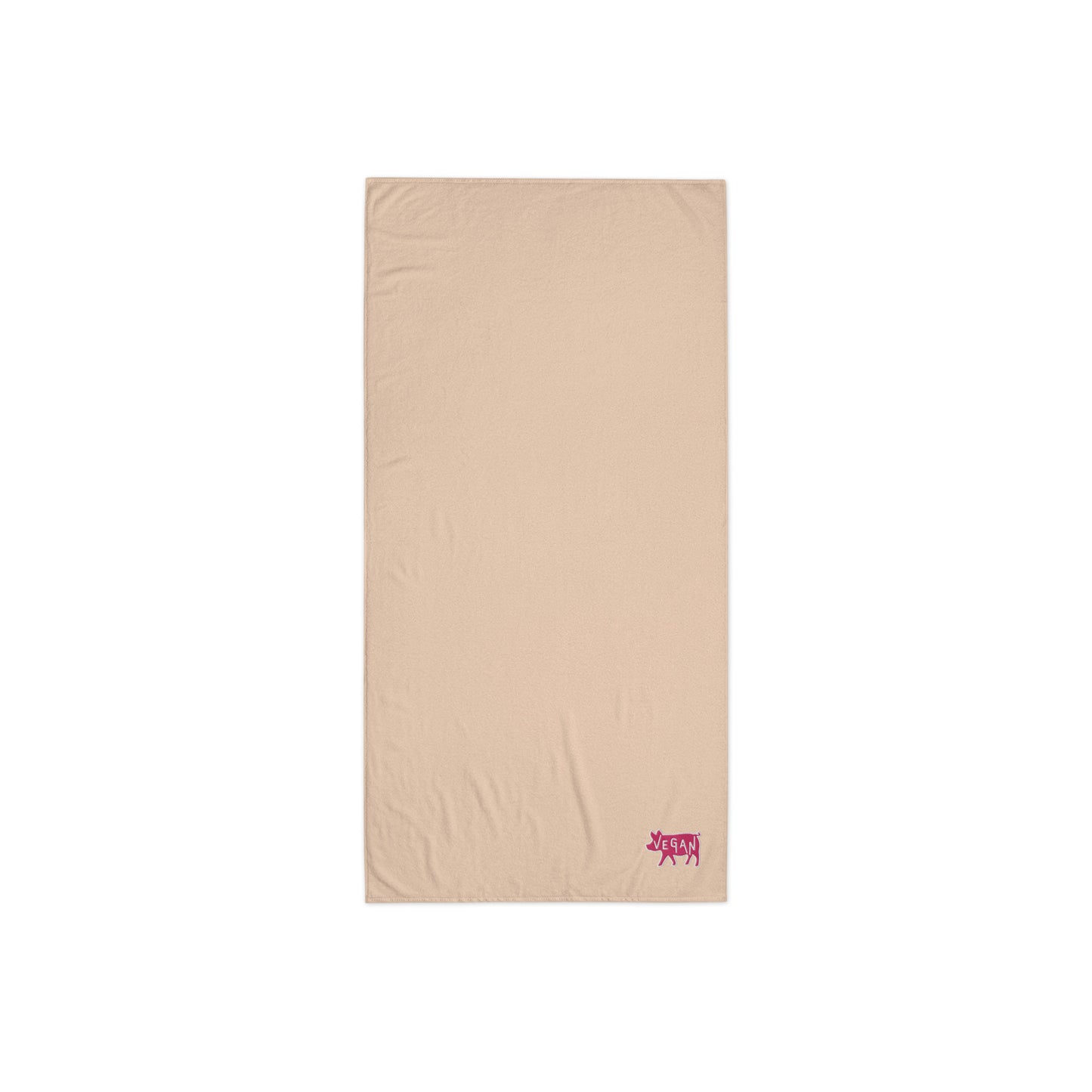 VEGAN Turkish cotton embroidered towel