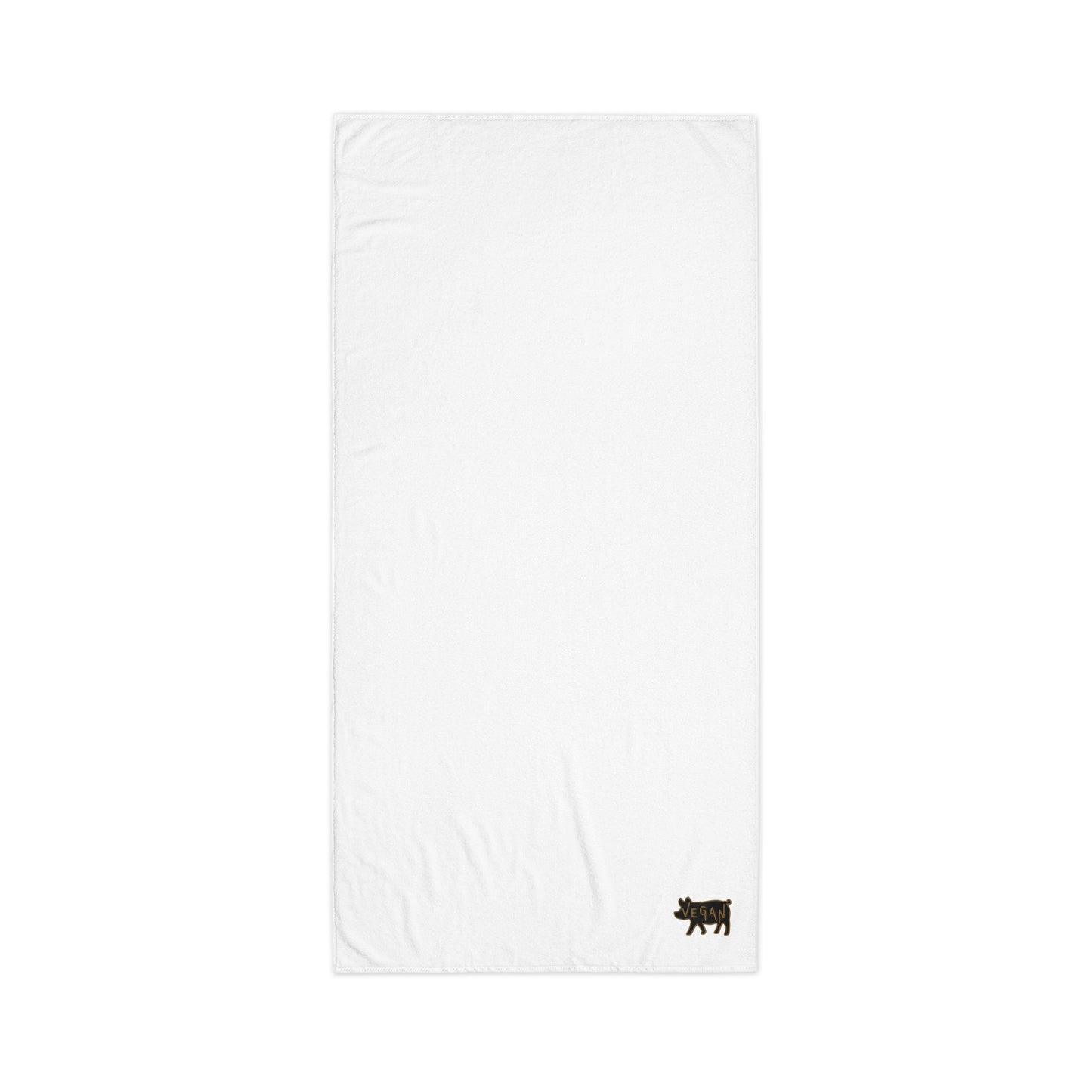 VEGAN Turkish cotton embroidered towel