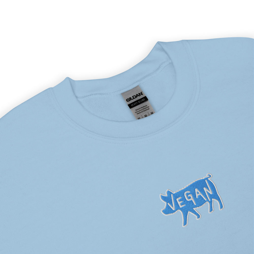 VEGAN Unisex Embroidered Sweatshirt