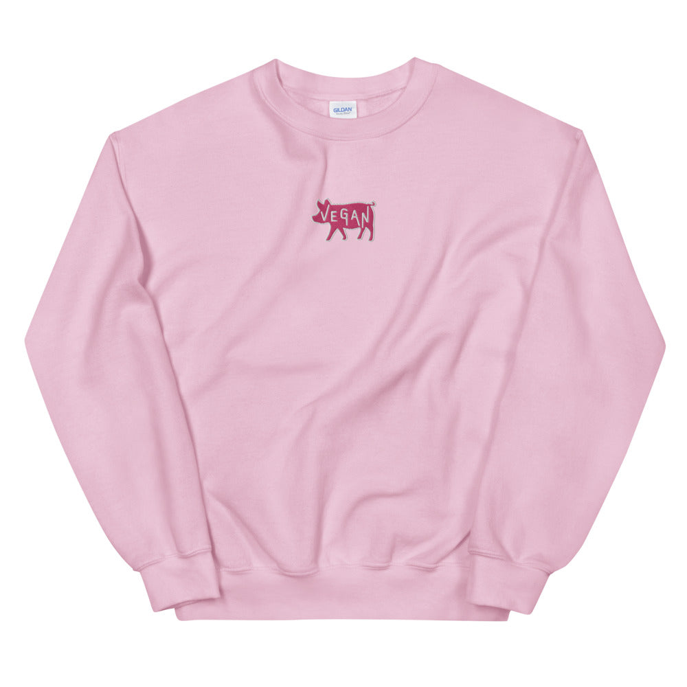 VEGAN Unisex Embroidered Sweatshirt