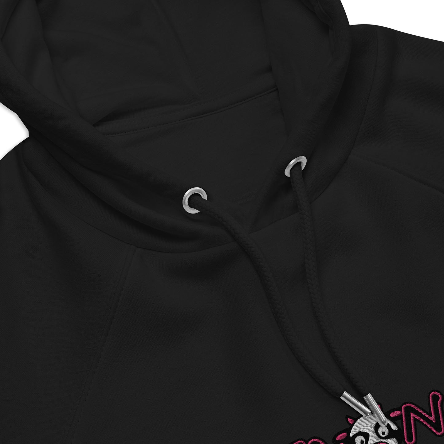 VEGAN Embroidered Unisex Eco Raglan Hoodie