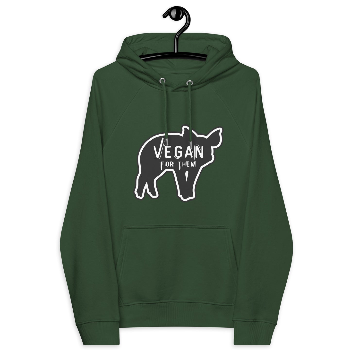 VEGAN For Them Unisex Eco Raglan Hoodie