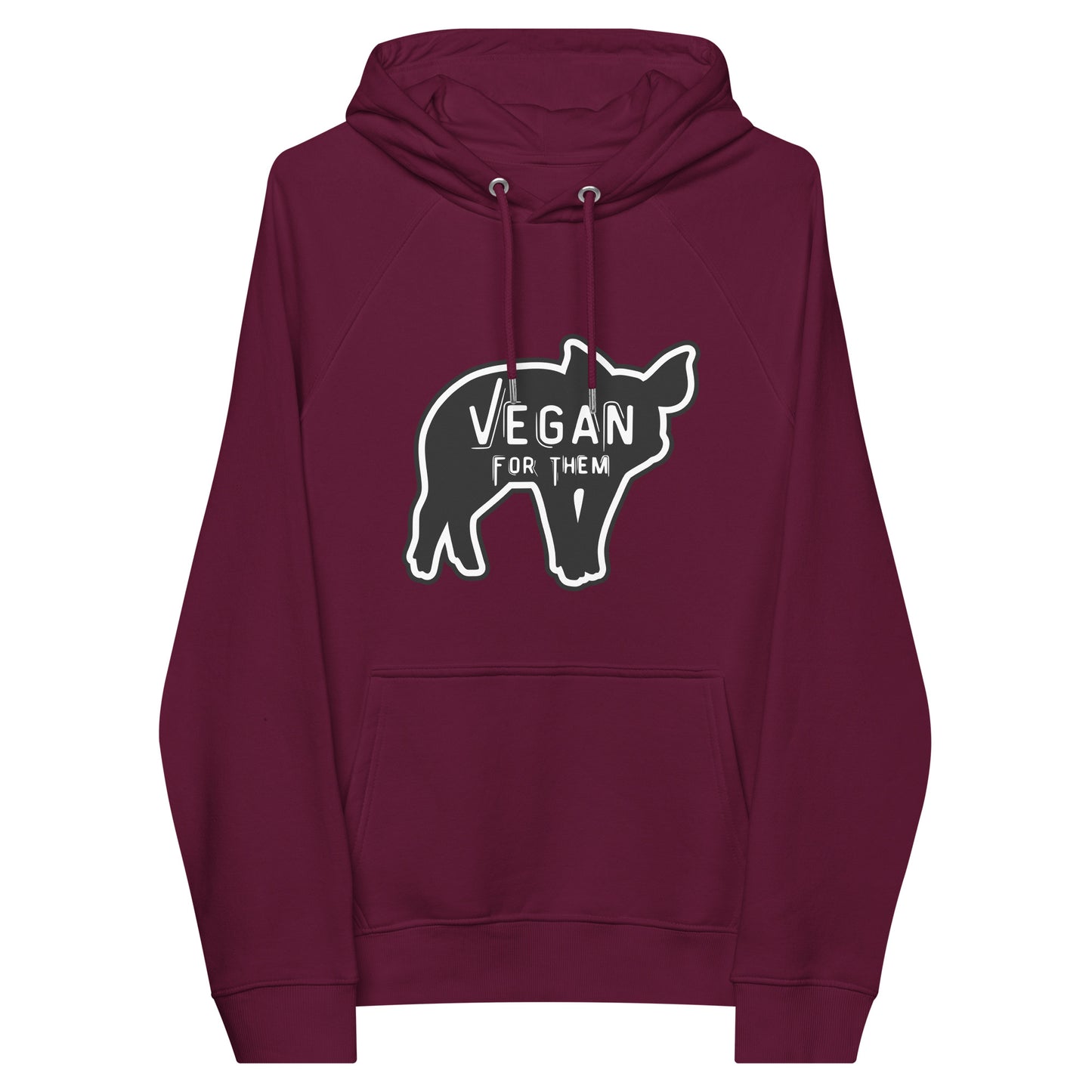 VEGAN For Them Unisex Eco Raglan Hoodie