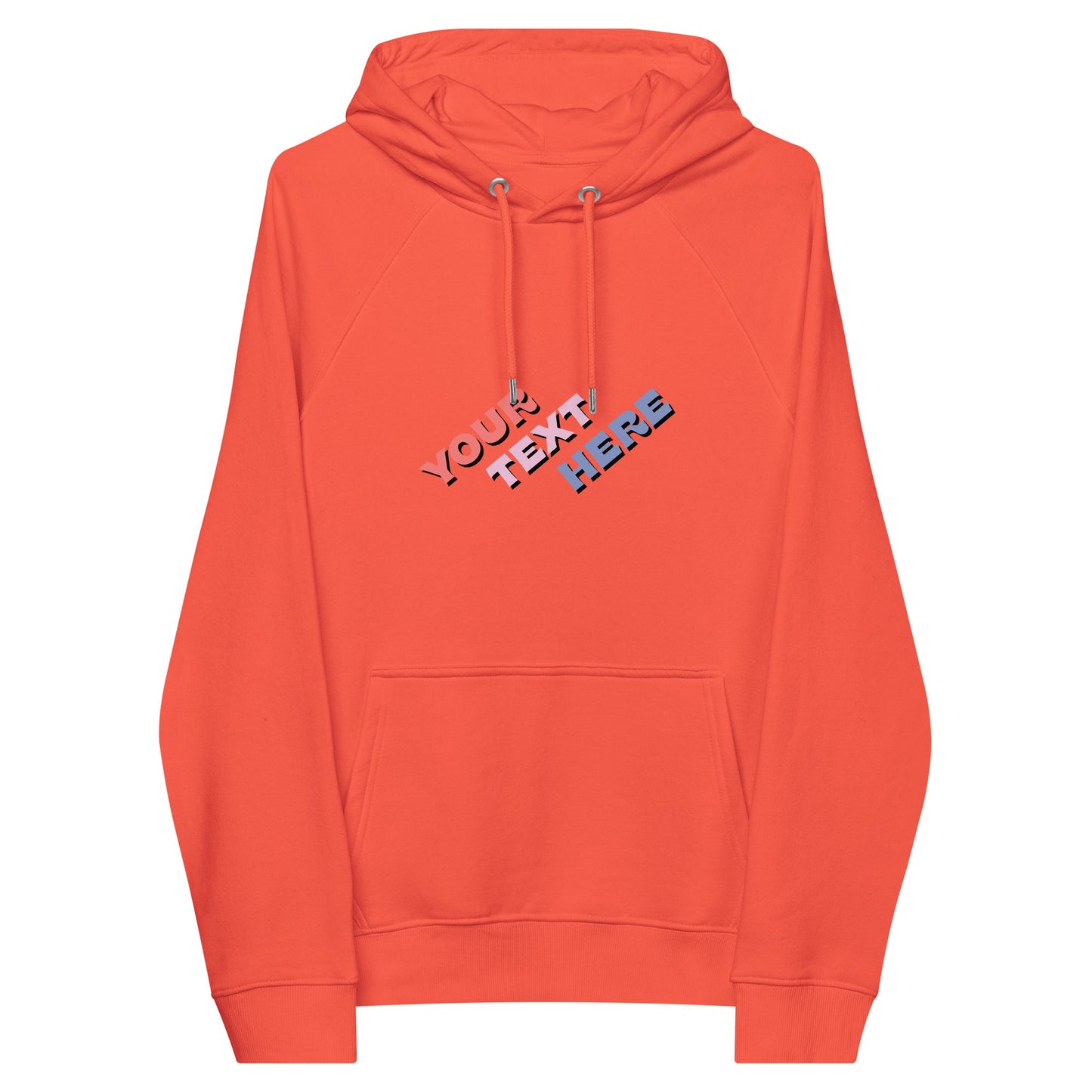 *CUSTOMIZABLE*  Unisex Eco Raglan Hoodie