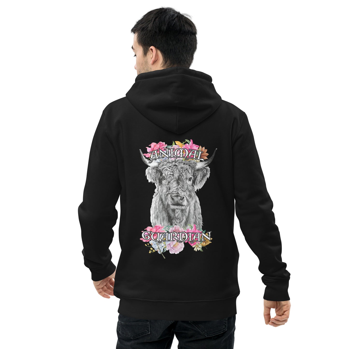 VEGAN "Animal Guardian" Unisex Essential Eco Hoodie