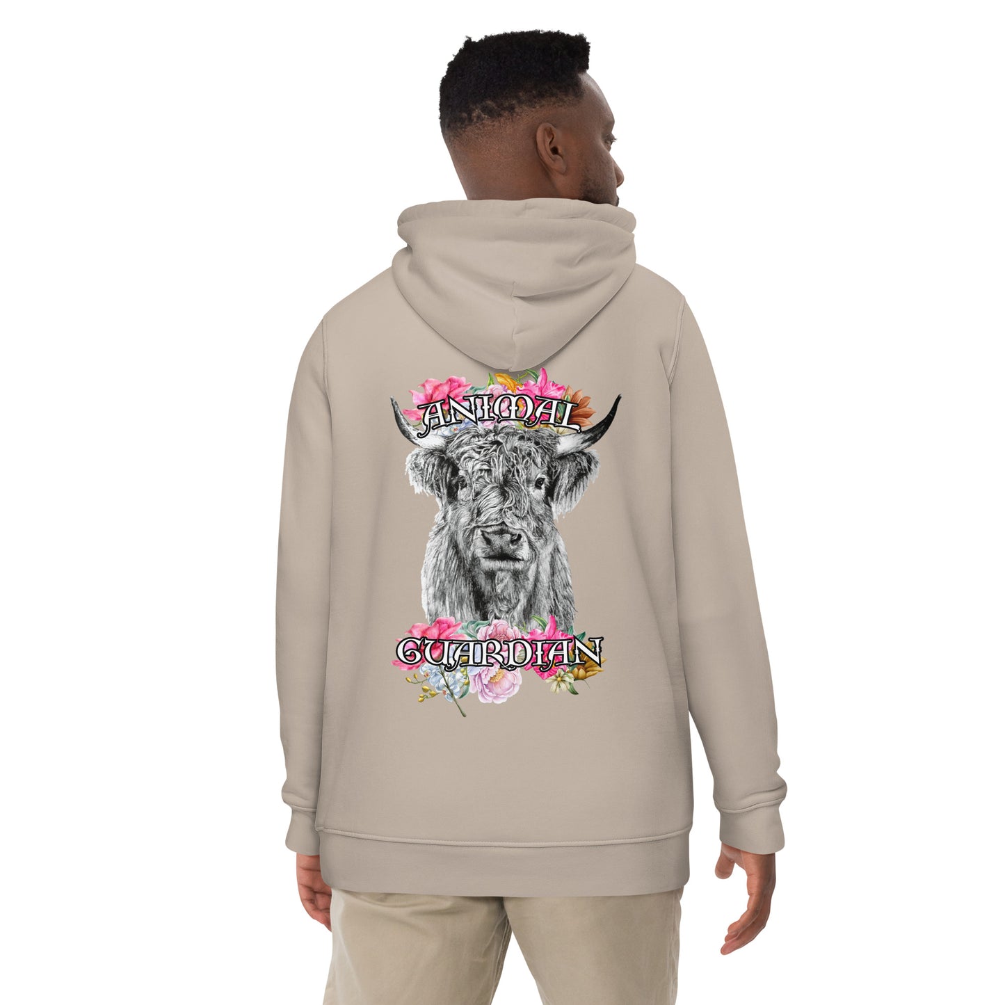 VEGAN "Animal Guardian" Unisex Essential Eco Hoodie
