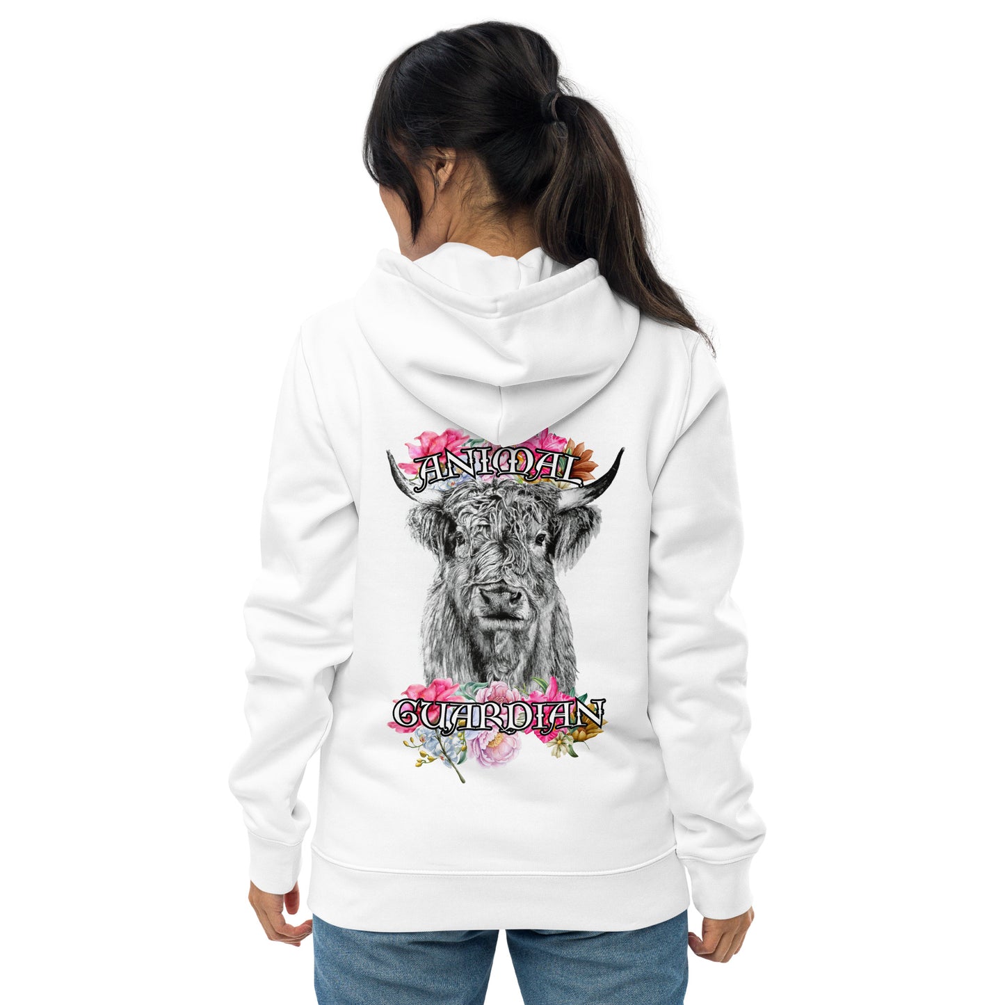 VEGAN "Animal Guardian" Unisex Essential Eco Hoodie