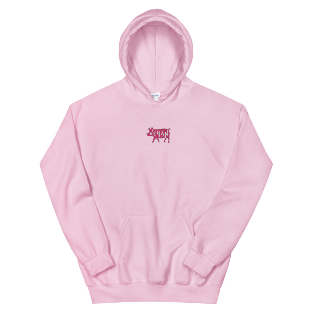 VEGAN Unisex Embroidered Hoodie