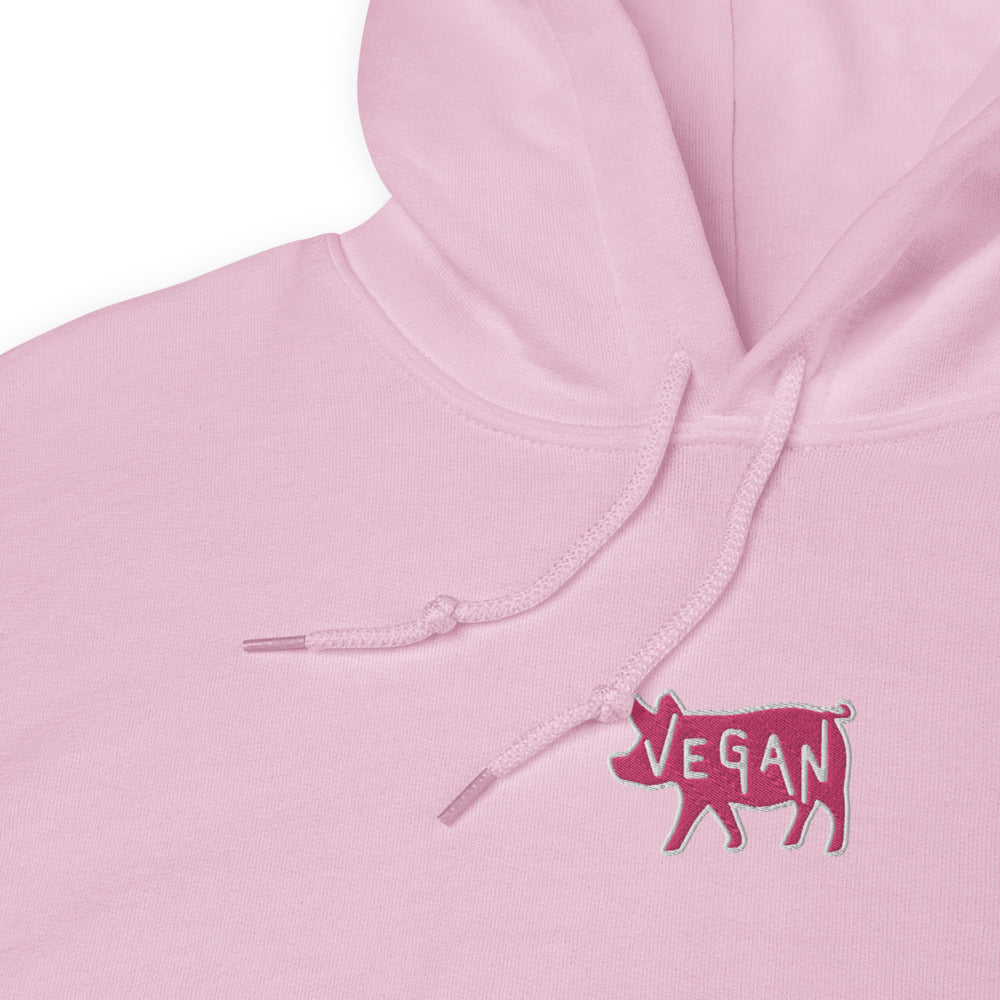 VEGAN Unisex Embroidered Hoodie