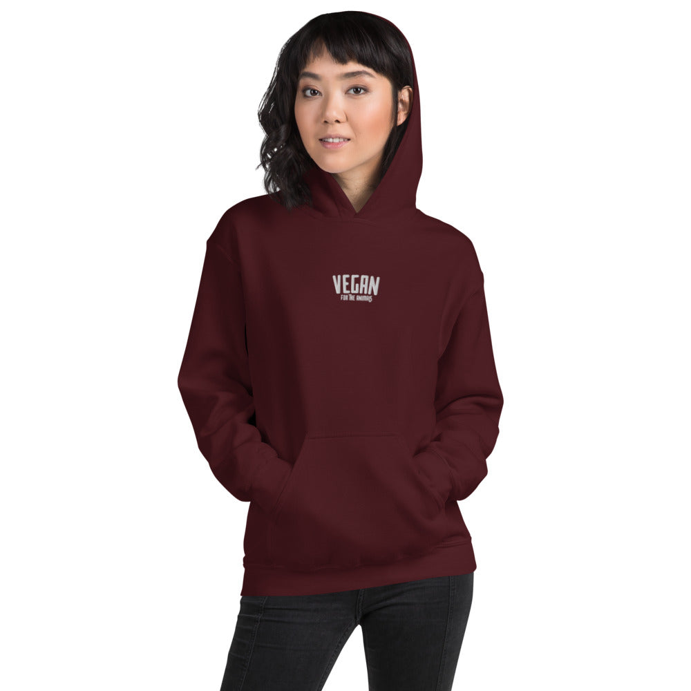 Vegan Embroidered Hoodie