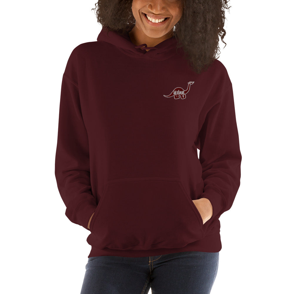 VEGAN "Herbivore" Embroidered Unisex Hoodie