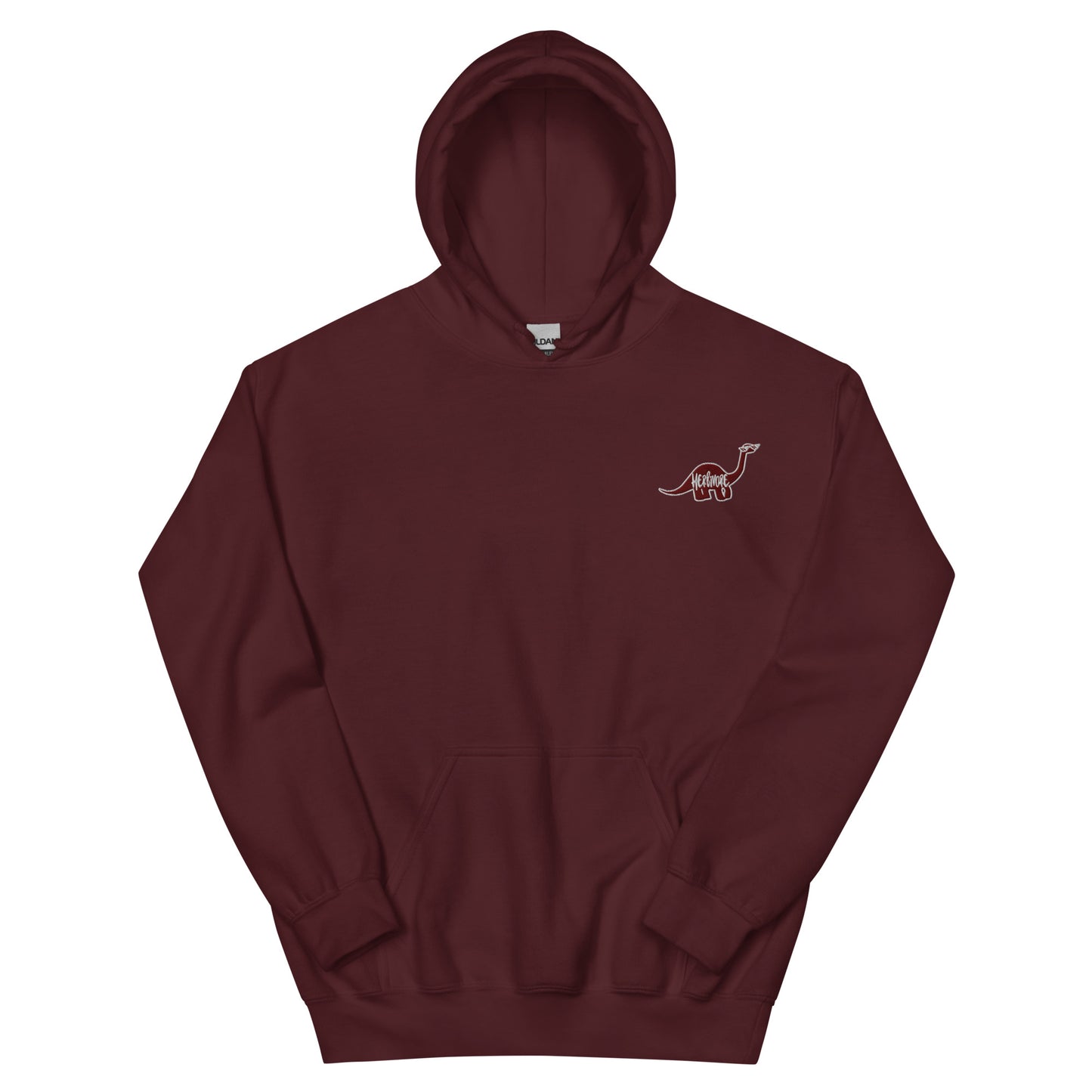 VEGAN "Herbivore" Embroidered Unisex Hoodie