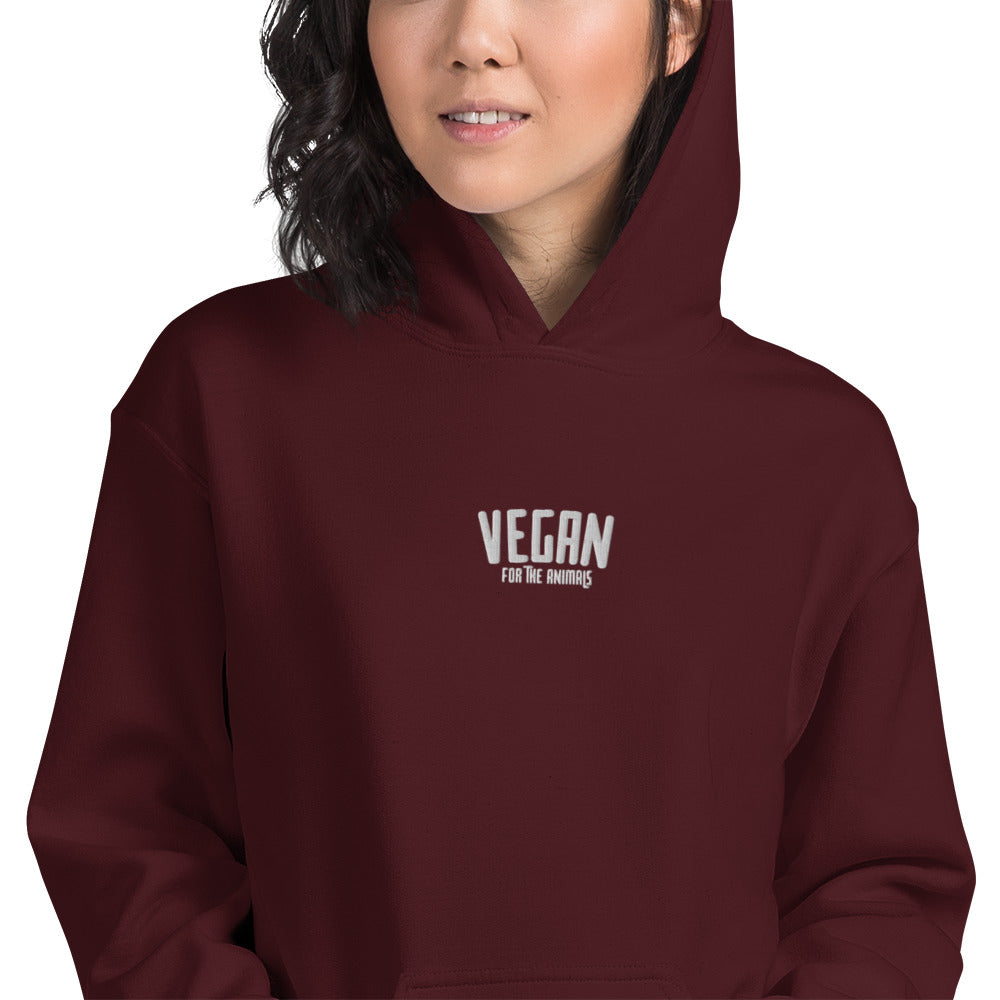 Vegan Embroidered Hoodie