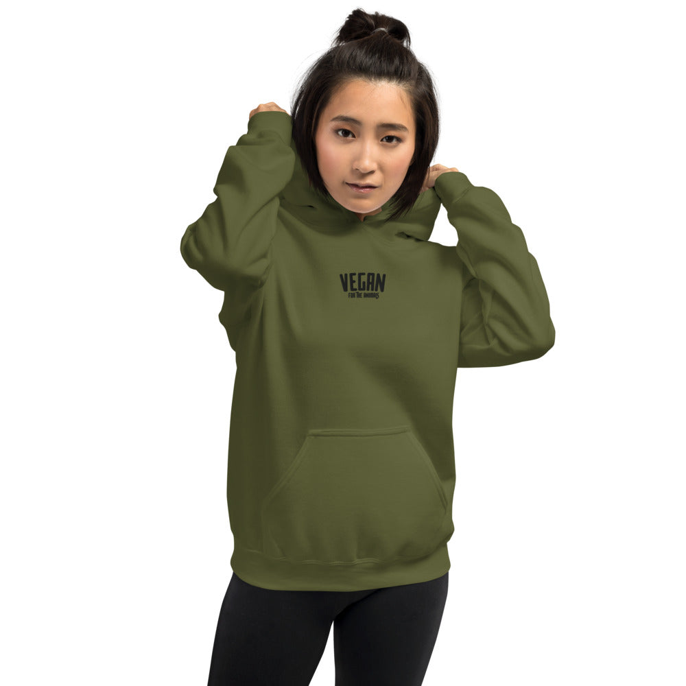 Vegan Embroidered Hoodie