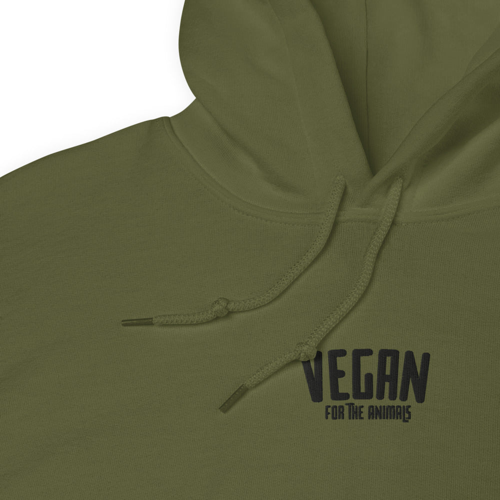 Vegan Embroidered Hoodie