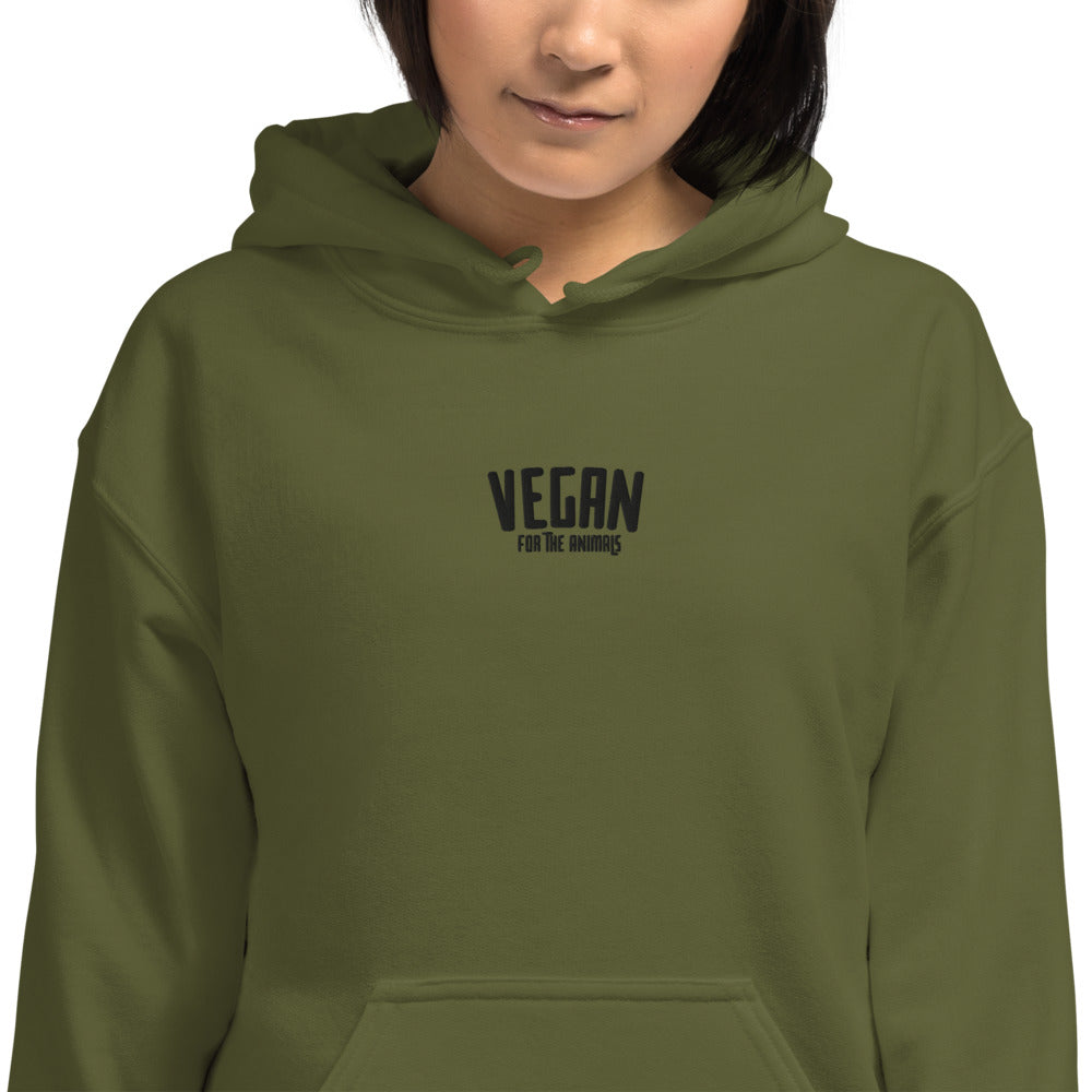 Vegan Embroidered Hoodie