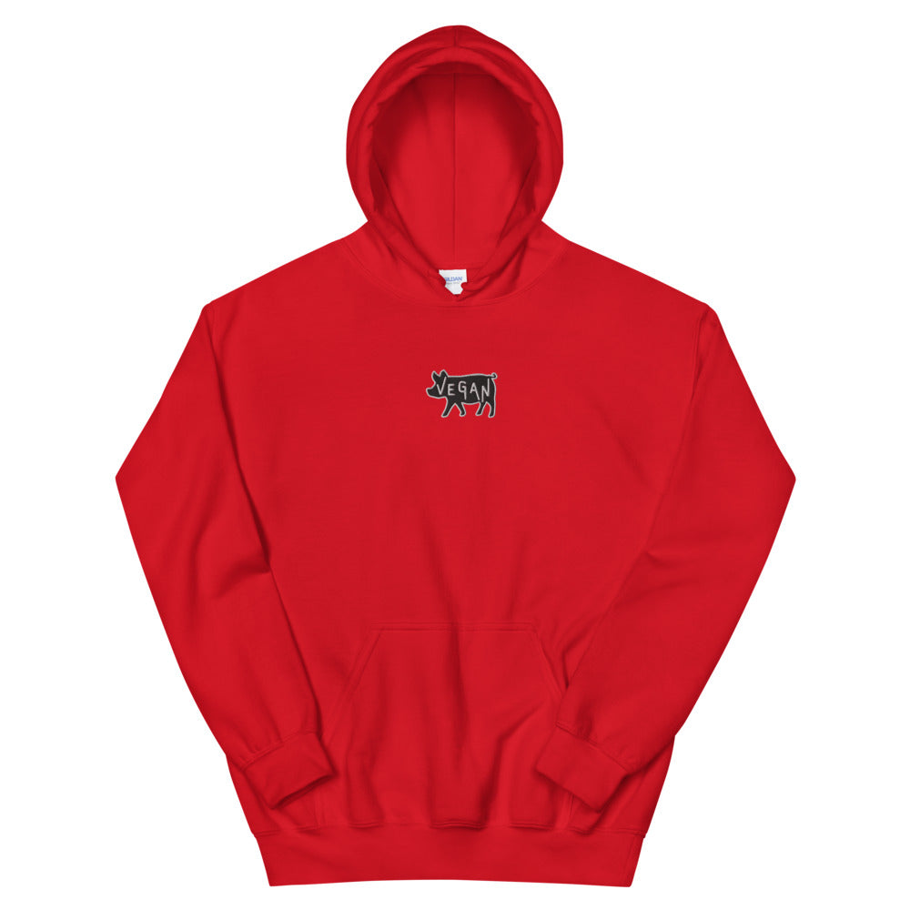 VEGAN Unisex Embroidered Hoodie