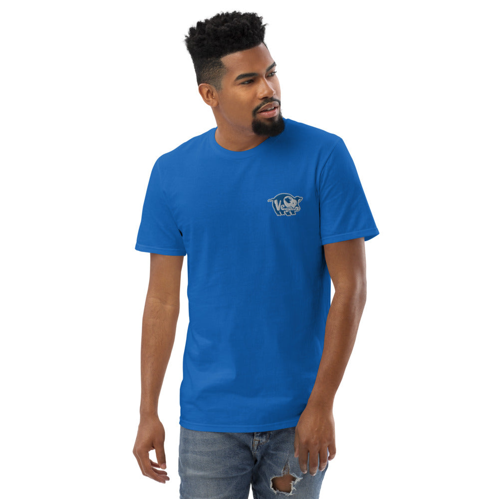 VEGAN Unisex Embroidered Short-Sleeve T-Shirt