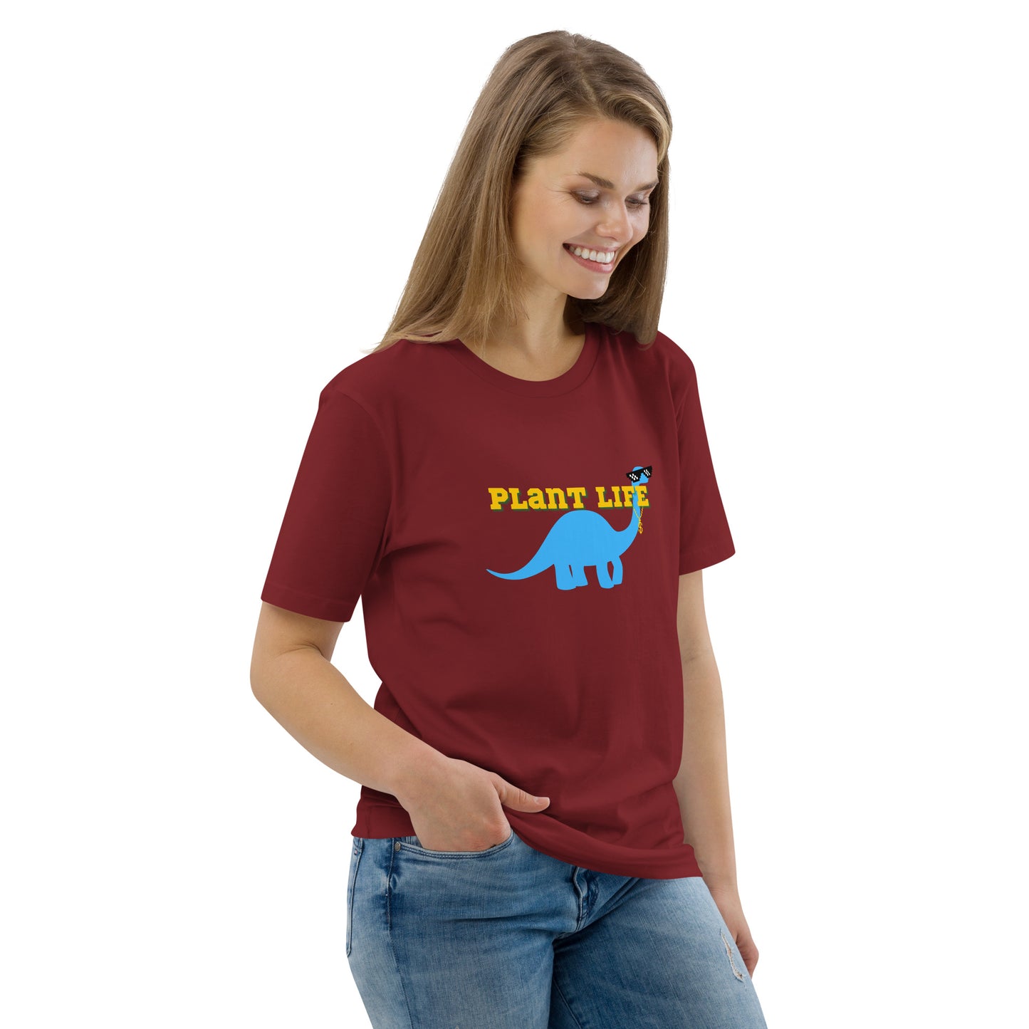 VEGAN " PLANT LIFE " Unisex organic cotton t-shirt