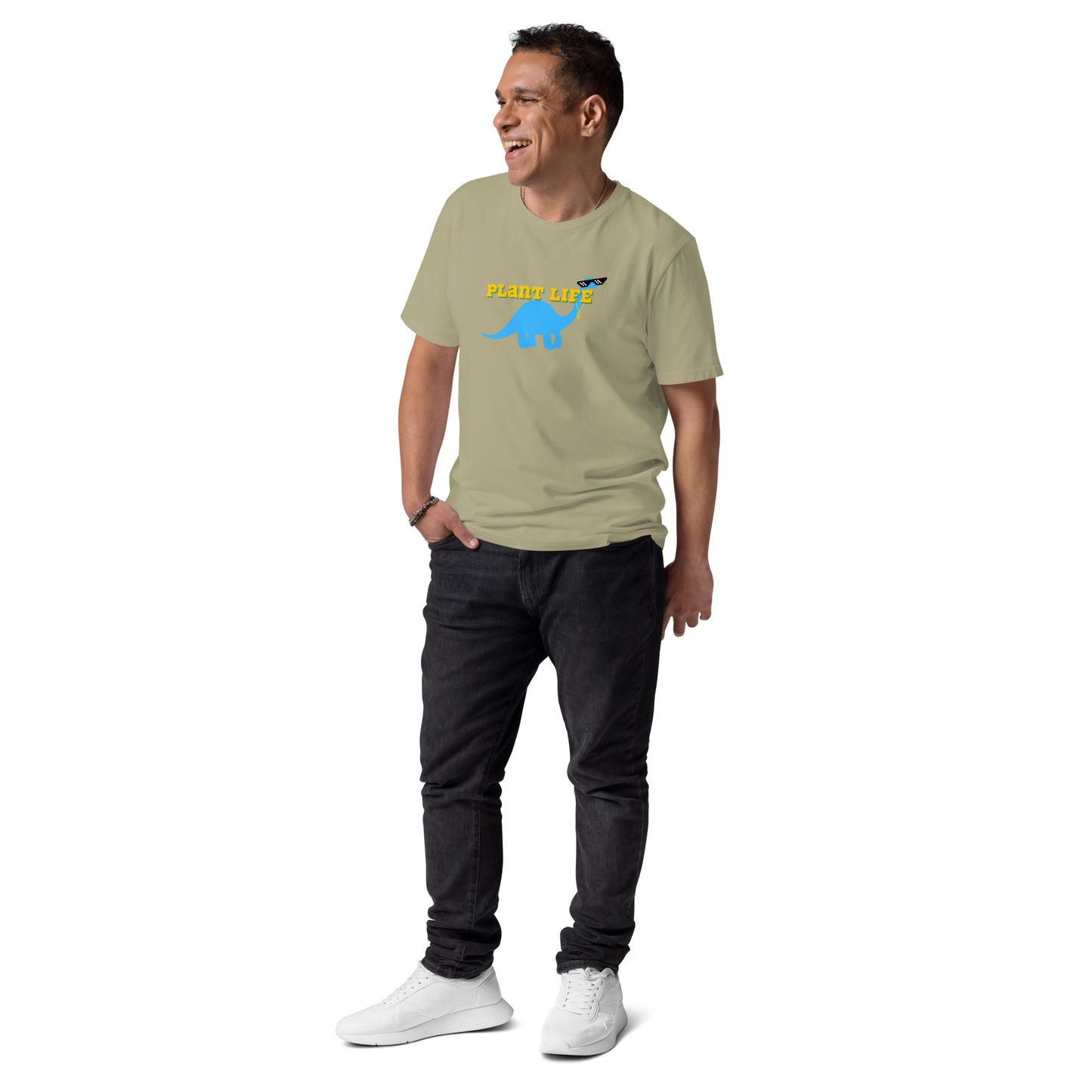 VEGAN " PLANT LIFE " Unisex organic cotton t-shirt
