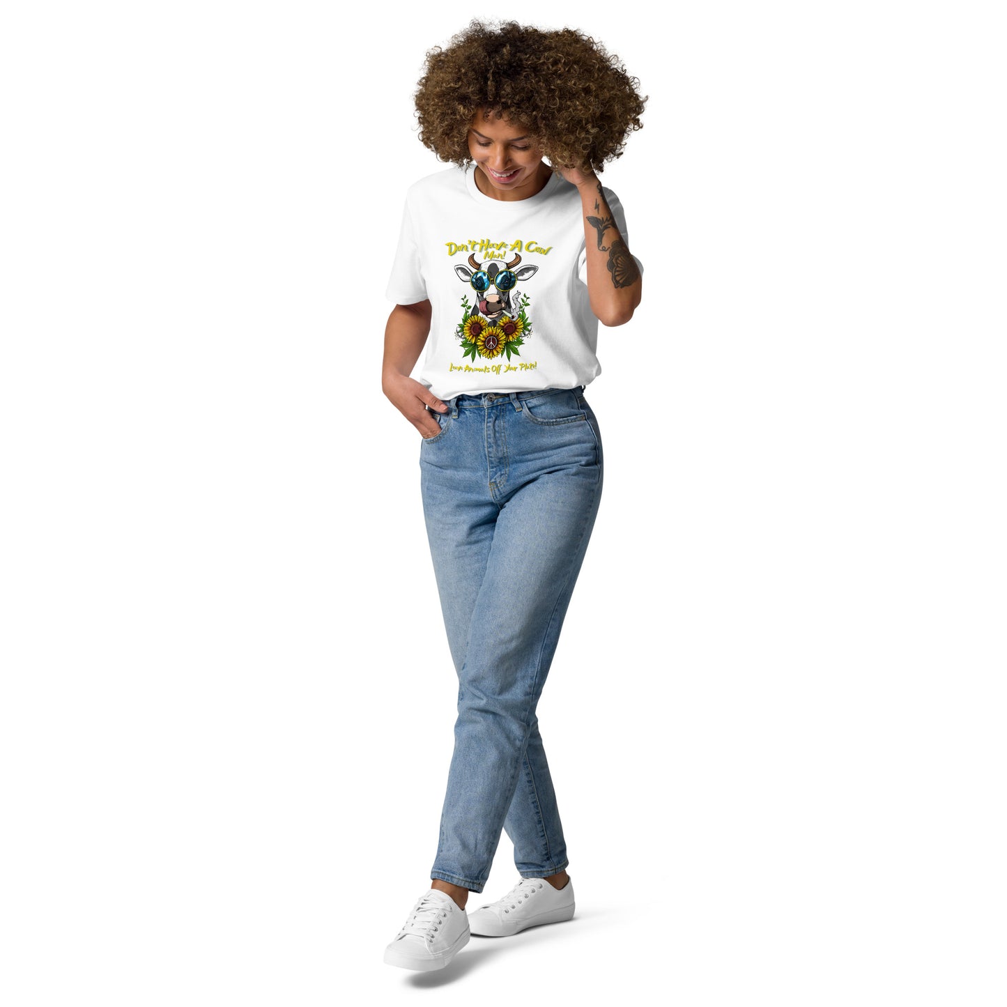 VEGAN " Don't Have A Cow " Unisex organic cotton t-shirt