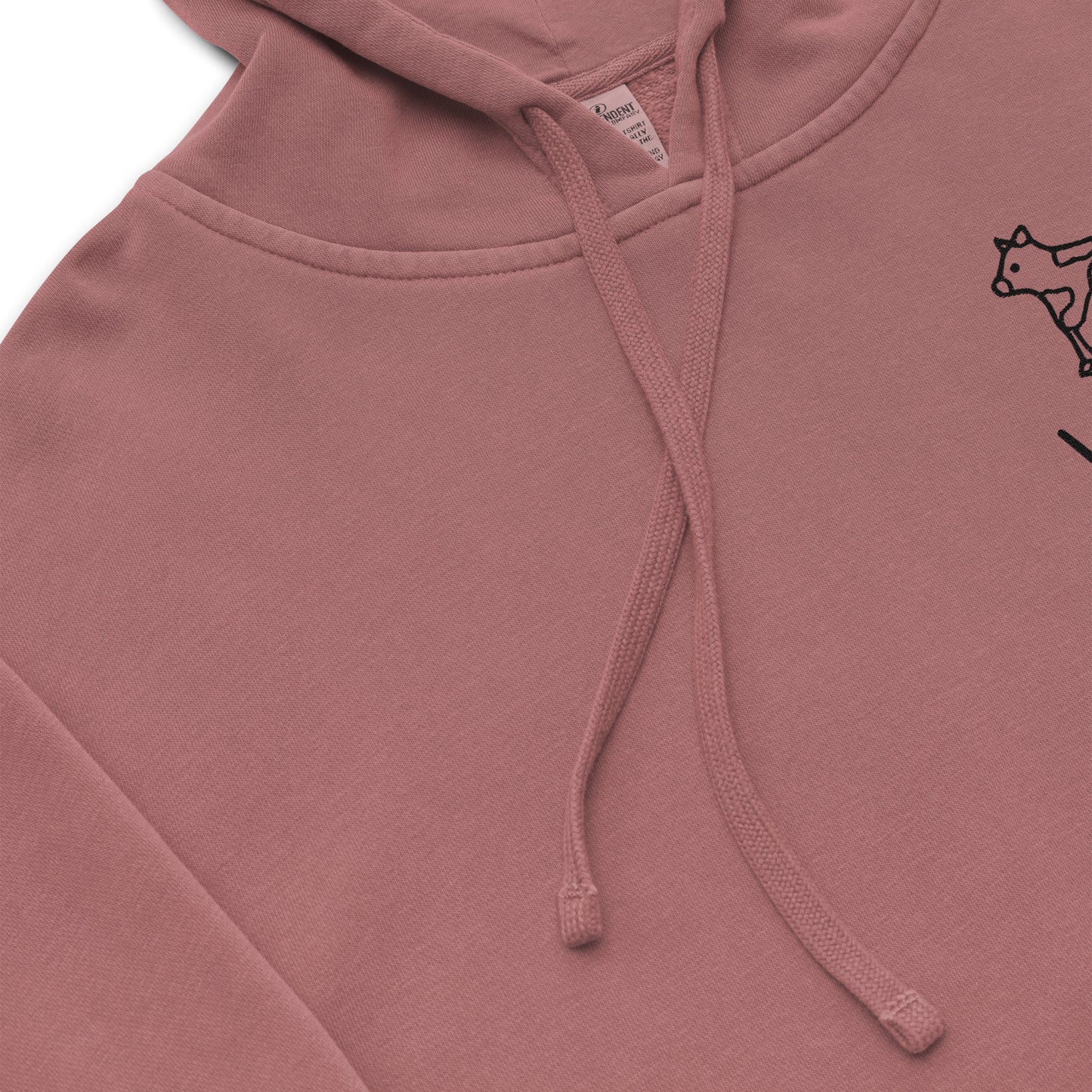 VEGAN For Them Unisex Pigment-Dyed Hoodie