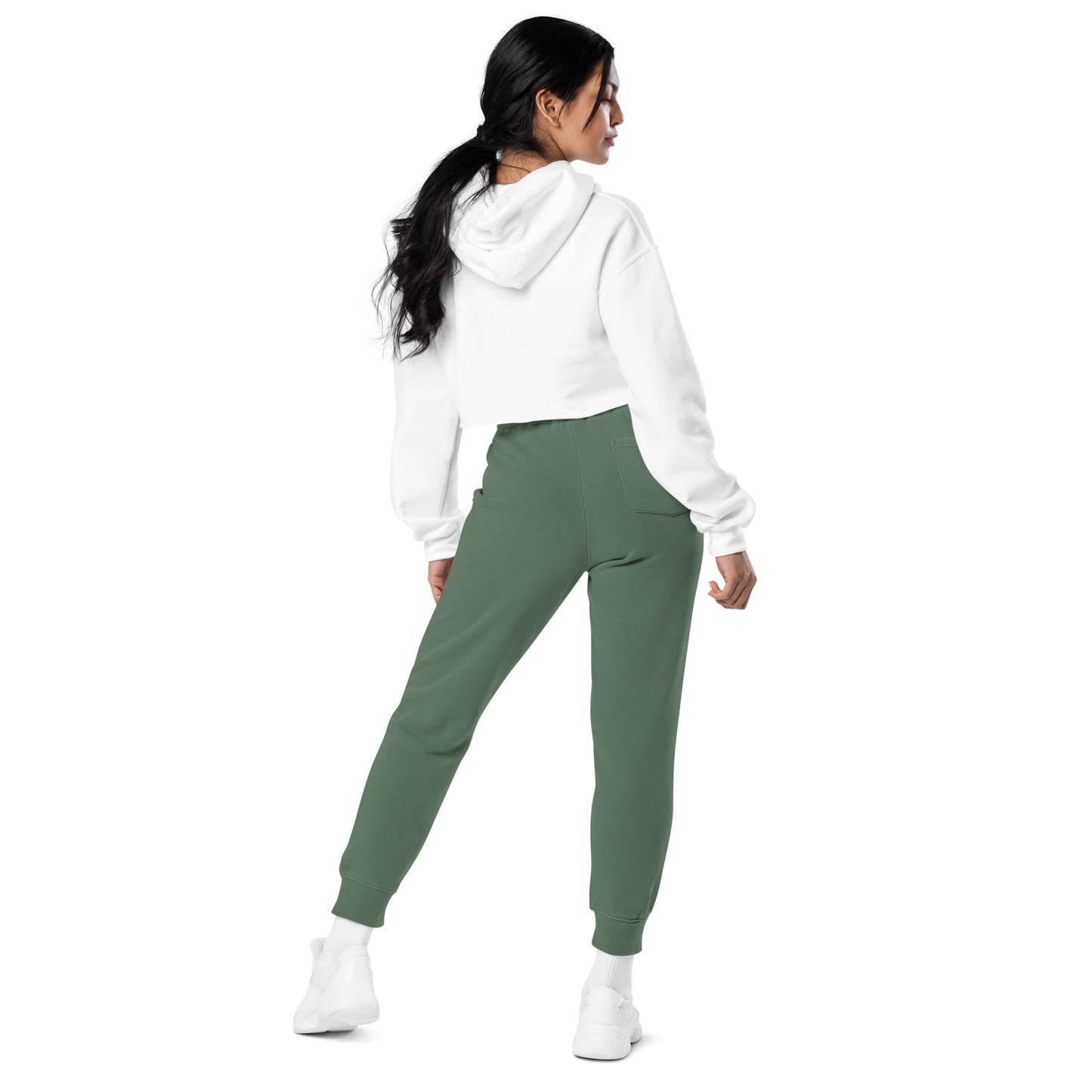 VEGAN For Them Unisex Pigment-Dyed Embroidered Sweatpants