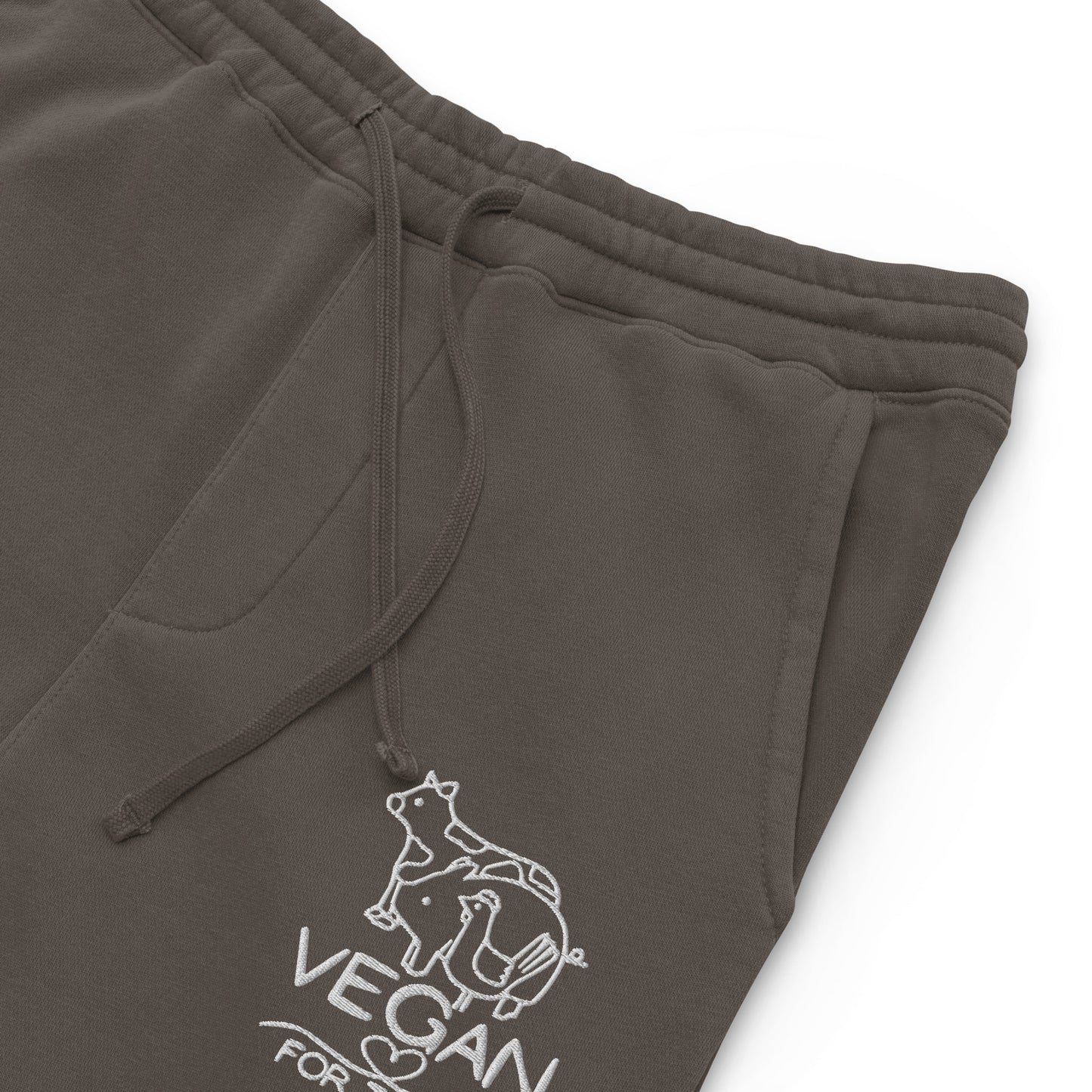 VEGAN For Them Unisex Pigment-Dyed Embroidered Sweatpants
