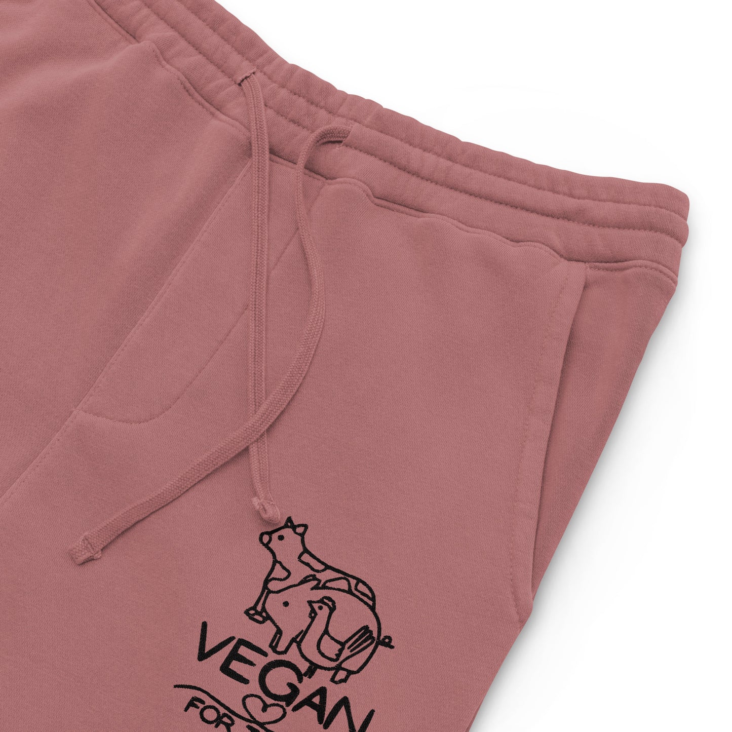 VEGAN For Them Unisex Pigment-Dyed Embroidered Sweatpants