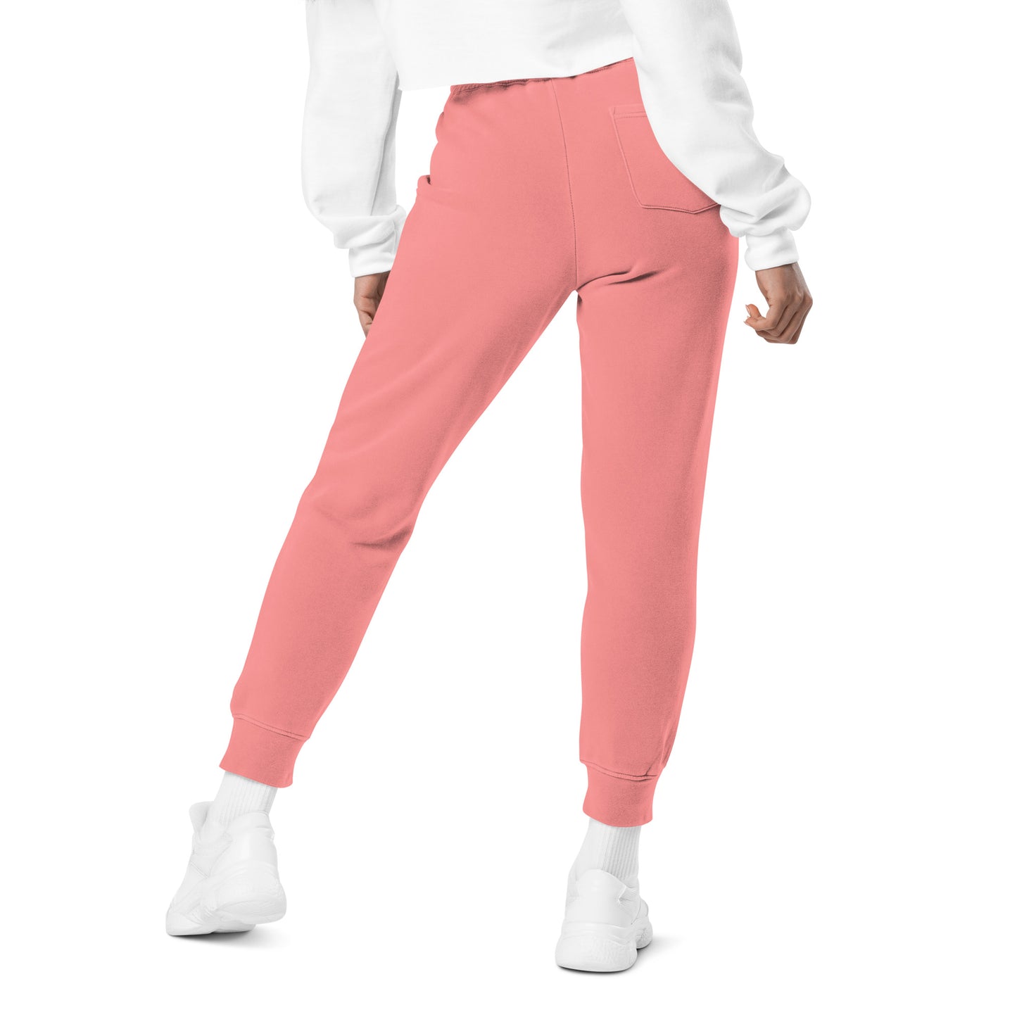 VEGAN For Them Unisex Pigment-Dyed Embroidered Sweatpants