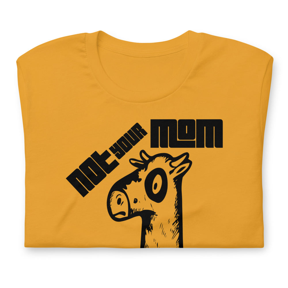 Vegan Short-Sleeve Unisex T-Shirt " Not Your Mom Not Your Milk"