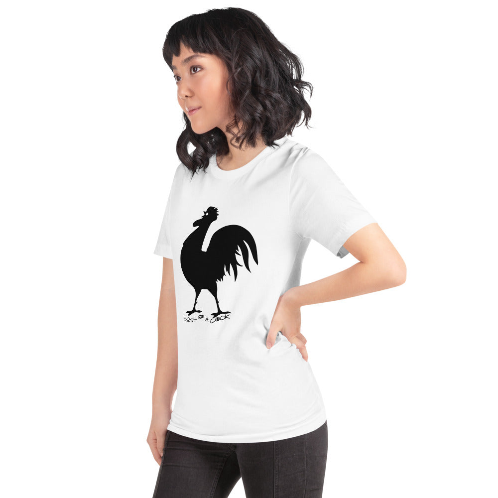 VEGAN " Don't Be A Cock" Short-Sleeve Unisex T-Shirt