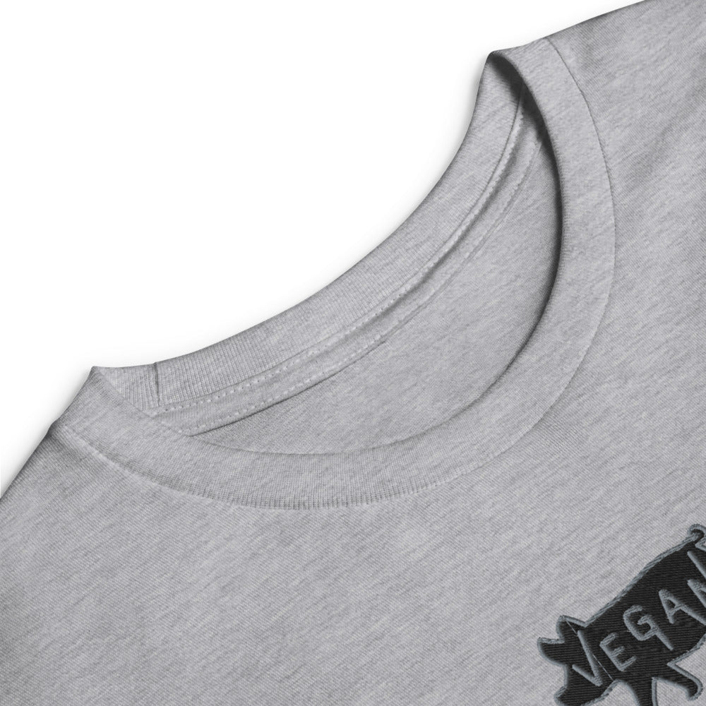 VEGAN Youth Embroidered long sleeve tee