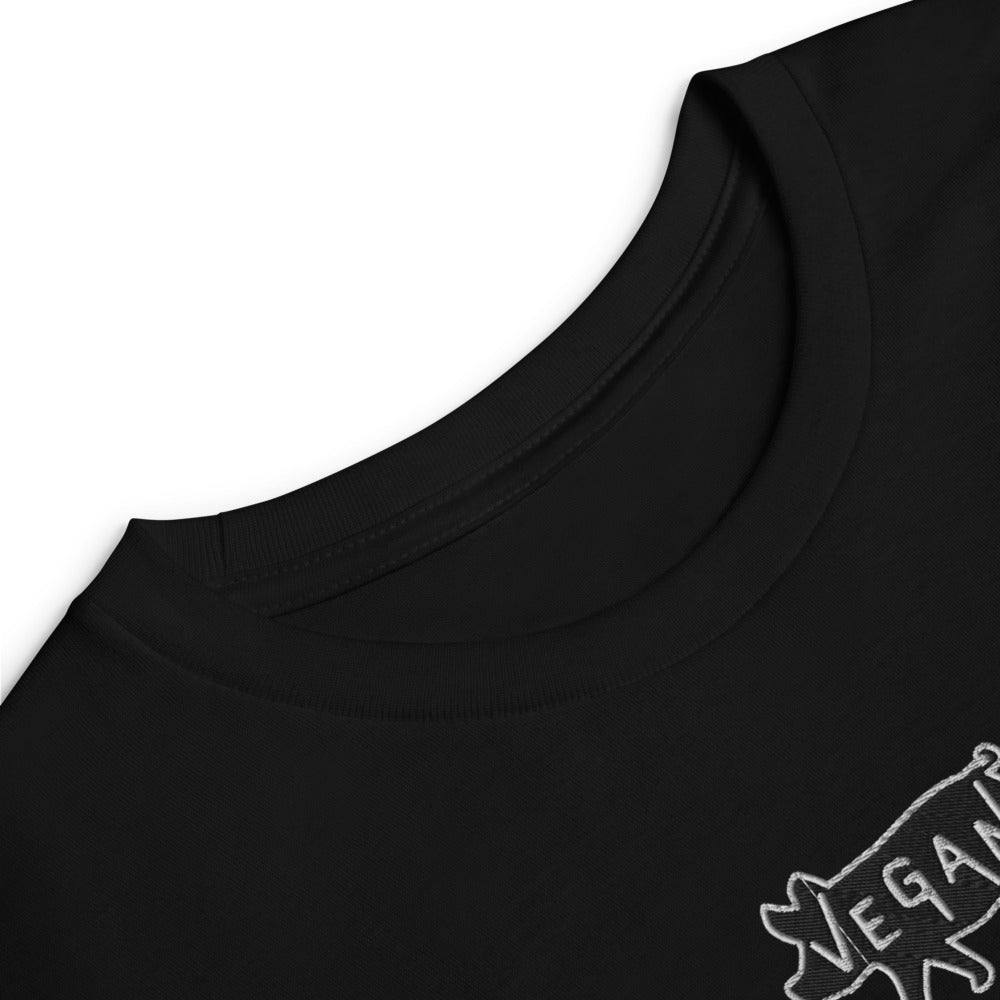VEGAN Youth Embroidered long sleeve tee